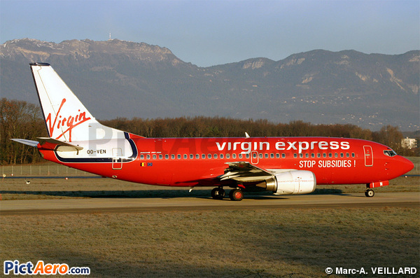Boeing 737-36N (Virgin Express)
