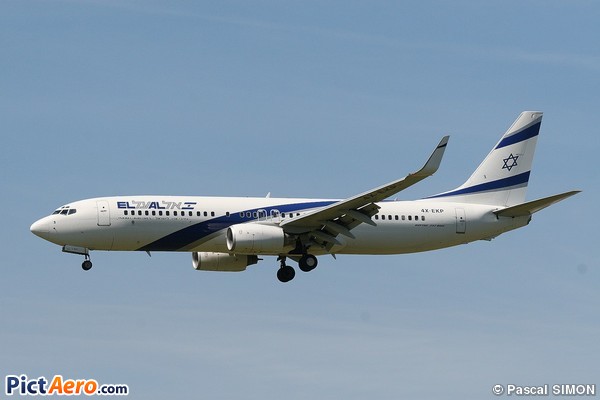 Boeing 737-8Q8/WL (El Al Israel Airlines)