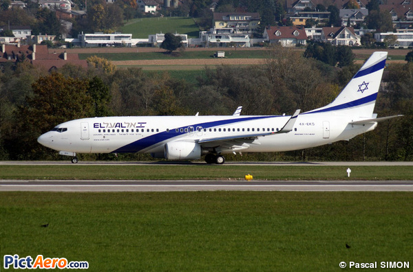 Boeing 737-8HX/WL (El Al Israel Airlines)