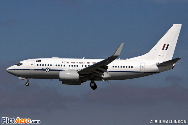 Boeing 737-7DT/BBJ (Australia - Royal Australian Air Force (RAAF))