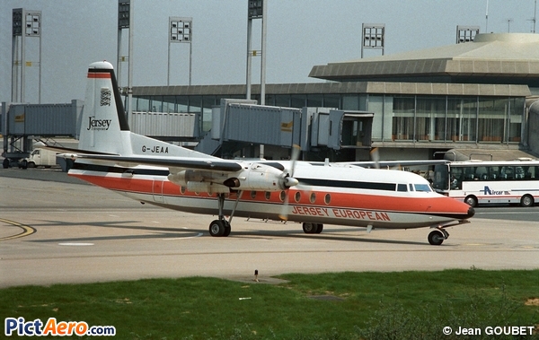 Fokker F-27-500 Friendship (Jersey European Airways)