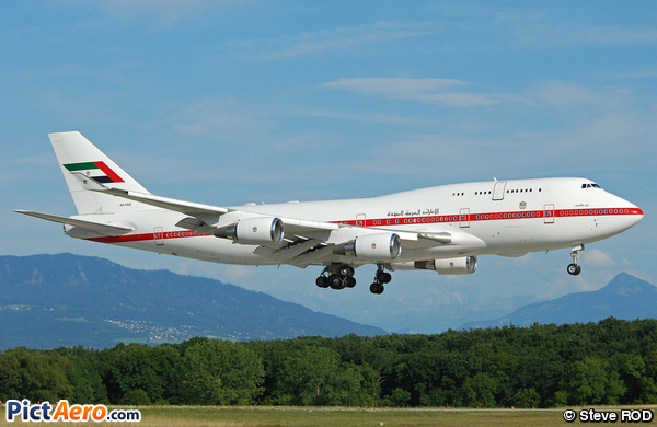 Boeing 747-4F6 (United Arab Emirates - Abu Dhabi Amiri Flight)