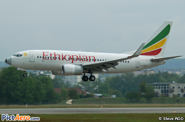 Boeing 737-76N (Ethiopian Airlines)