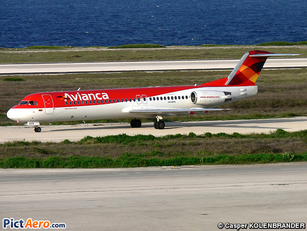Fokker 100 (F-28-0100) (Avianca)