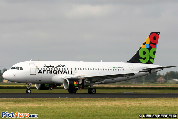 Airbus A319-111 (Afriqiyah Airways)