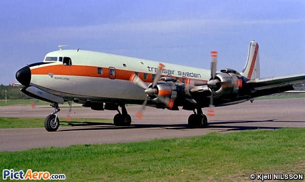 Douglas DC-7B (Transair Sweden)