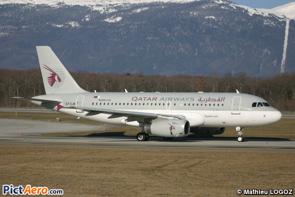 Airbus A319-133/LR (Qatar Airways)
