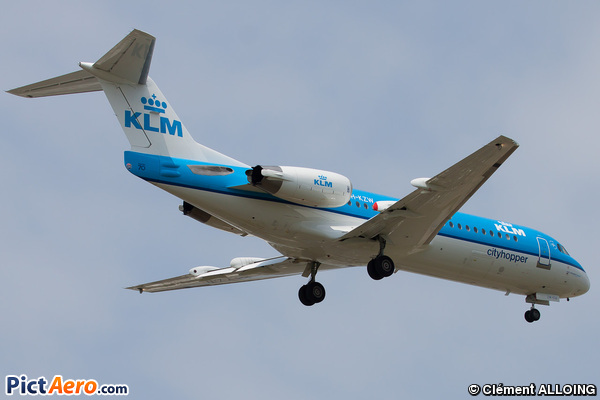 Fokker 70 (F-28-0070) (KLM Cityhopper)
