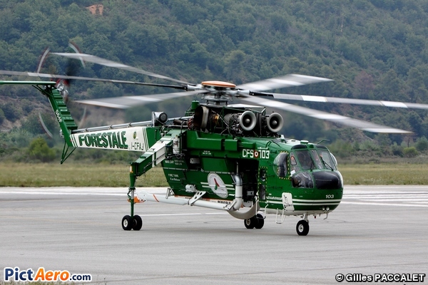 Sikorsky S-64F Skycrane (Italy - Corpo Forestale dello Stato)