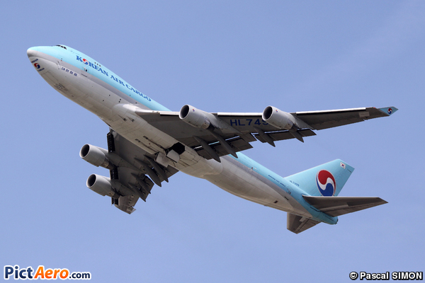 Boeing 747-4B5/ERF (Korean Air Cargo)