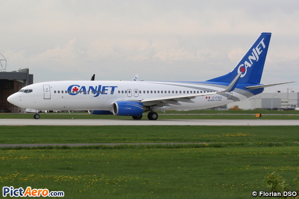Boeing 737-8AS (I.M.P. Group Ltd. (CanJet Airlines))