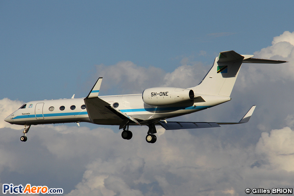 Gulfstream Aerospace G-550 (G-V-SP) (Tanzania - Government)