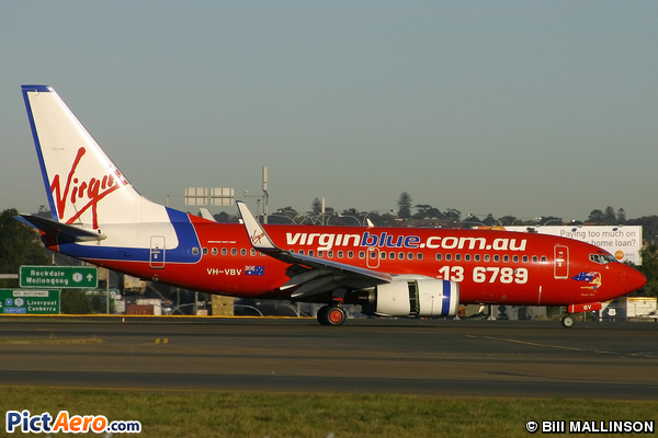 Boeing 737-7BK (Virgin Blue Airlines)