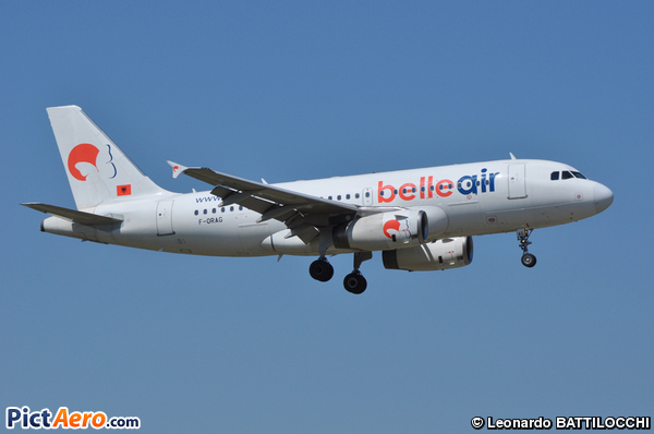 Airbus A319-132 (Belle Air)