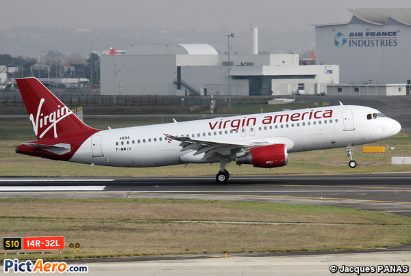 Airbus A320-214 (Virgin America)