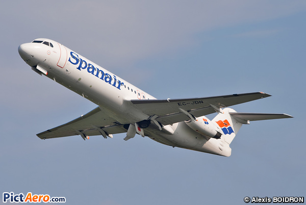 Fokker 100 (F-28-0100) (Spanair)