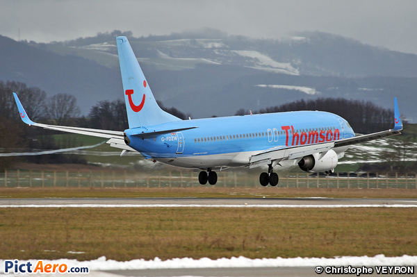 Boeing 737-8K5/WL (Thomson Airways)