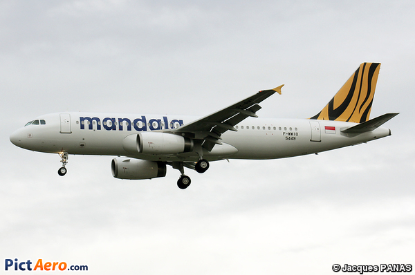 Airbus A320-232 (Mandala Airlines)