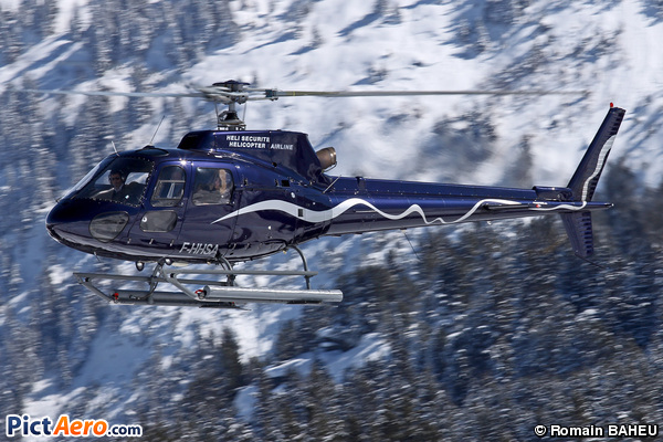 Aérospatiale AS-350B2 Ecureuil (Héli Securité - Helicopter Airline)