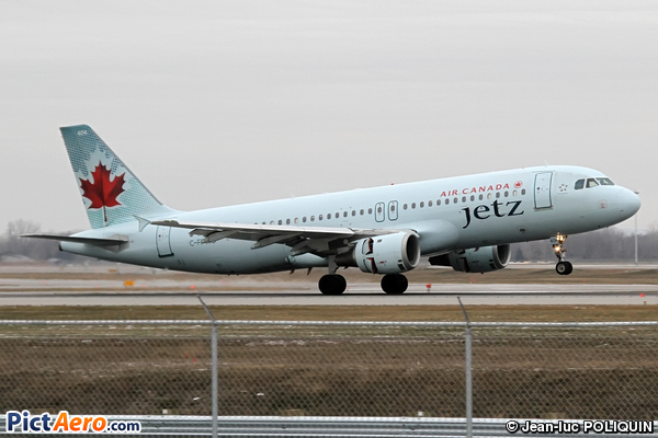 Airbus A320-211 (Air Canada Jetz)