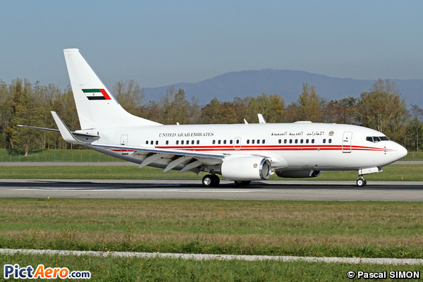 Boeing 737-7E0/BBJ (United Arab Emirates - Dubai Air Wing)