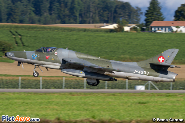 Hawker Hunter T.MK. 68 (Musée de l'aviation militaire de Payerne)
