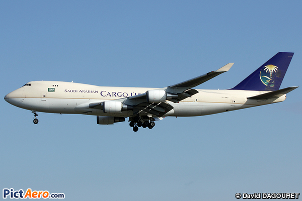 Boeing 747-48EF/SCD (Saudi Arabian Airlines Cargo)