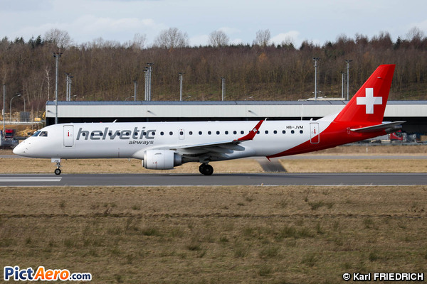 Embraer ERJ-190LR (ERJ-190-100LR) (Helvetic Airways)