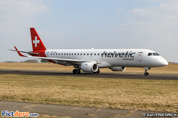 Embraer ERJ-190LR (ERJ-190-100LR) (Helvetic Airways)
