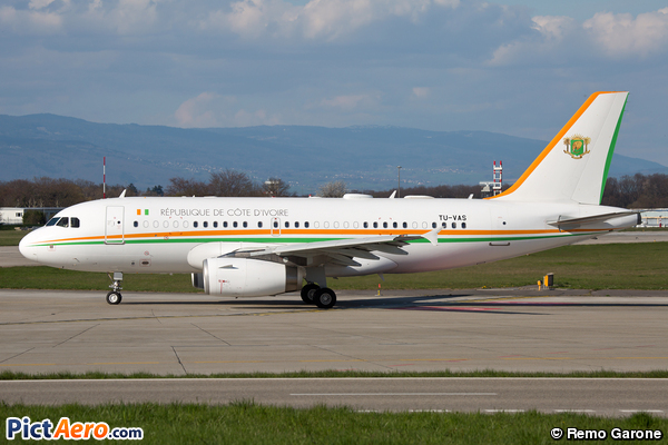 Airbus A319-133X/CJ (Ivory Coast - Air Force)