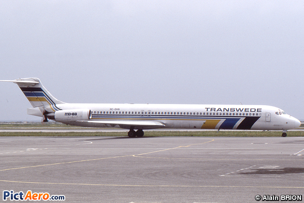 McDonnell Douglas MD-83 (DC-9-83) (Transwede Airways)