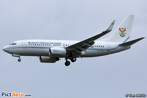 Boeing 737-7ED/BBJ (South Africa - Air Force)