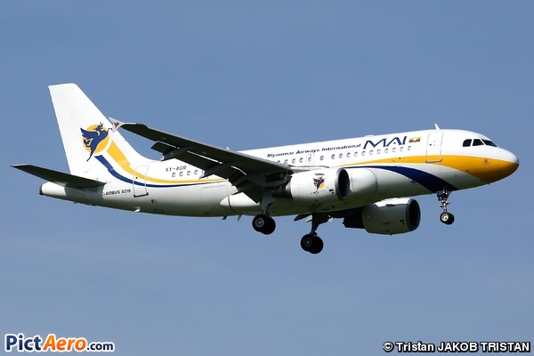 Airbus A319-112 (Myanmar Airways International (MAI))