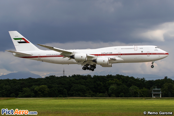 Boeing 747-8Z5/BBJ (United Arab Emirates - Abu Dhabi Amiri Flight)