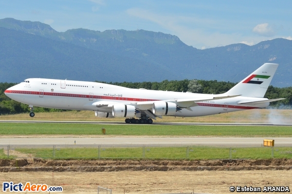 Boeing 747-8Z5/BBJ (United Arab Emirates - Abu Dhabi Amiri Flight)