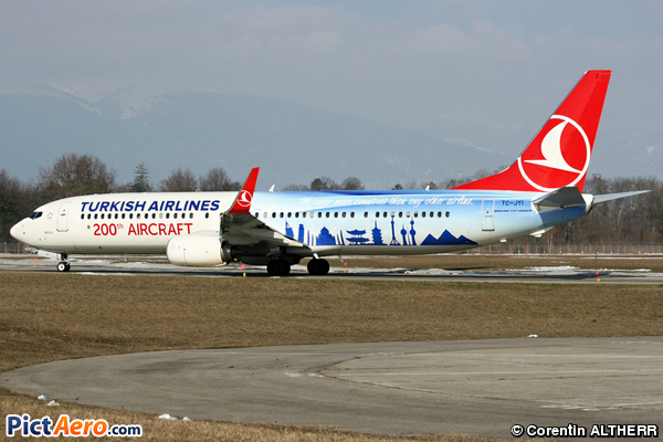 Boeing 737-9F2/ER (THY-Turkish Airlines)