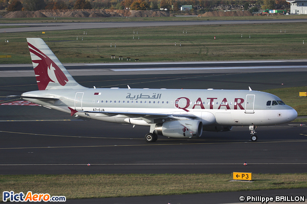 Airbus A319-133/LR (Qatar Airways)
