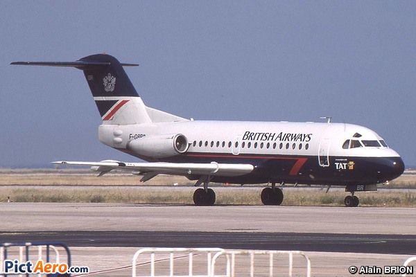 Fokker F-28-1000 Fellowship  (TAT loué à British Airways)