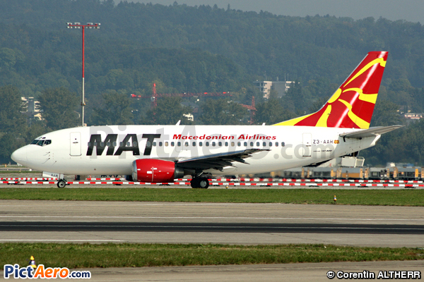 Boeing 737-529 (Macedonian Airlines (MAT))