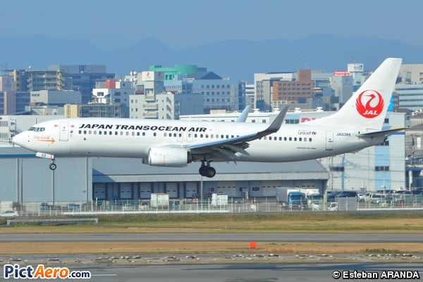 Boeing 737-8Q3/WL (Japan TransOcean Air (JTA))