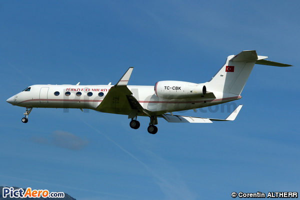 Gulfstream Aerospace G-550 (G-V-SP) (Turkey - Government)