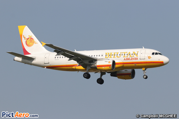 Airbus A319-112 (Druk Air - Royal Bhutan Airlines)
