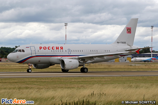 Airbus A319-115X/CJ (Rossiya Russian Airlines)