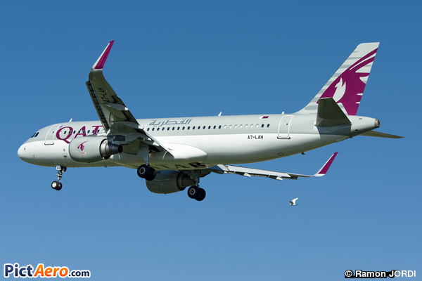 Airbus A320-214/WL (Qatar Airways)