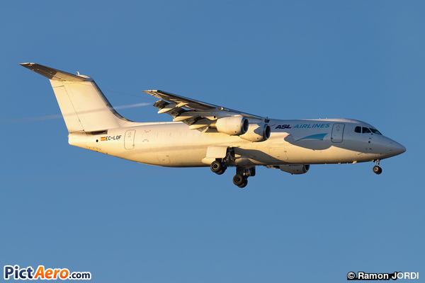 British Aerospace BAe146-300QT Quiet Trader (ASL Airlines Spain)