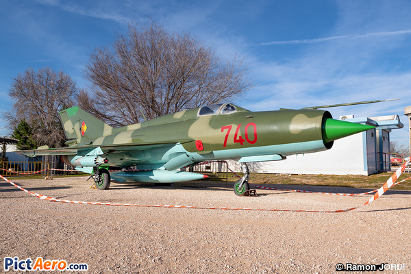 Mikoyan-Gurevich MiG-21PFM Fishbed F (German Democratic Republic Air Force)
