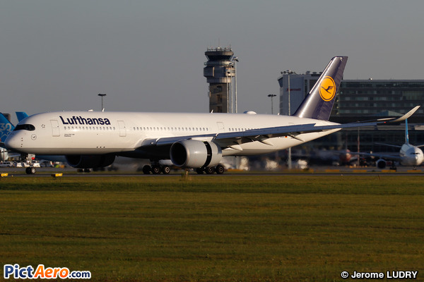 Airbus A350 941 D Aixh Lufthansa By Jerome Ludry Pictaero