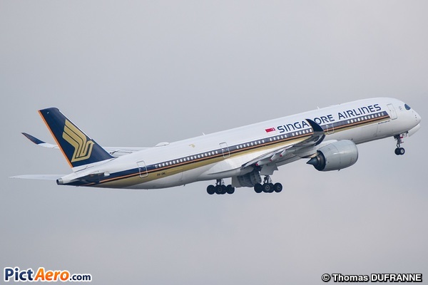 Airbus A350 941 9v Sml Singapore Airlines By Thomas Dufranne Pictaero
