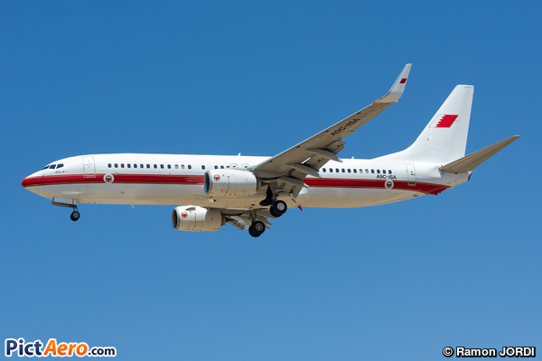 Boeing 737-86J/WL (Bahrain - Royal Flight)