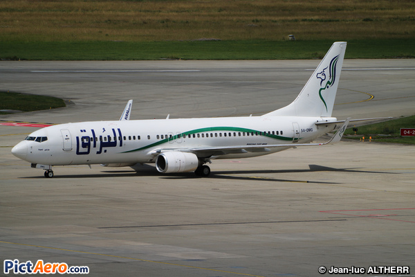 Boeing 737-8GK/WL (Buraq Air)